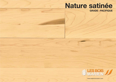 Certified maple solid hardwood floor (FSC-certified)